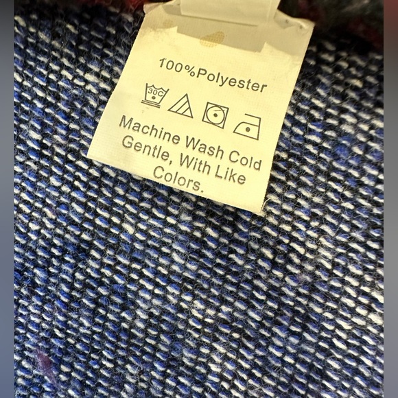 Multicolored Waterfall Sweater Cardigan Shawl One Size - Picture 5 of 7